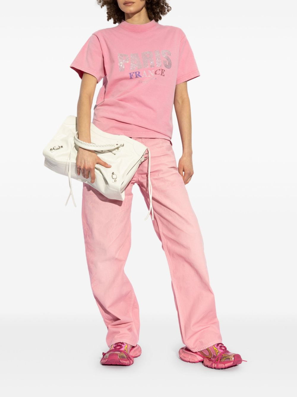 Balenciaga Women Paris T-Shirt - 4