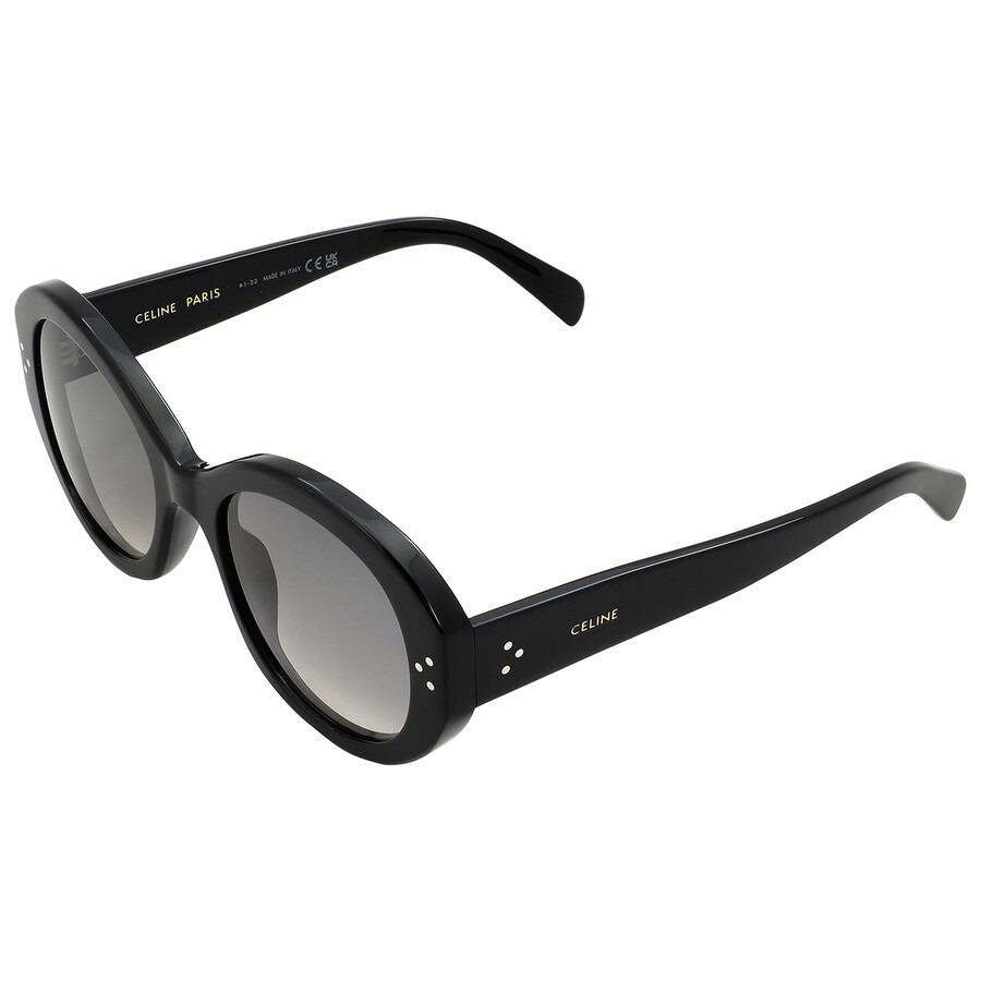 Celine Bold 3 Dots Brown Gradient Oval Ladies Sunglasses CL40240I 01F 53 - 4