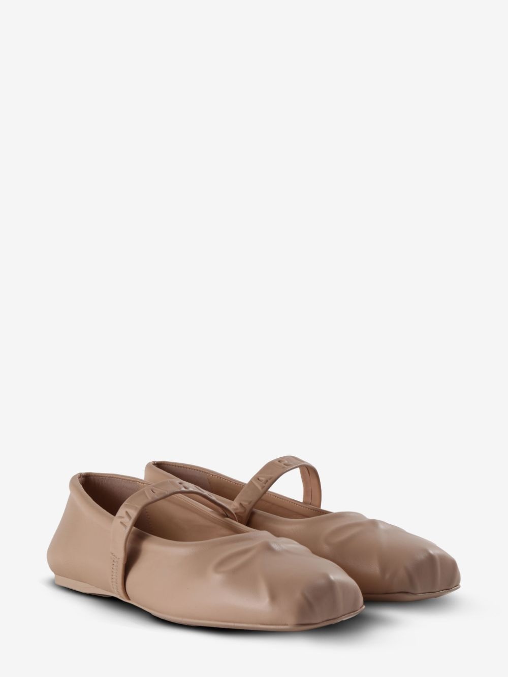 leather ballerina shoes - 2