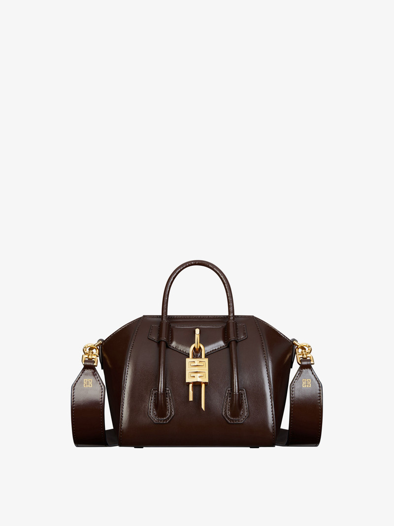 ANTIGONA TOY LOCK BAG IN BOX LEATHER 1