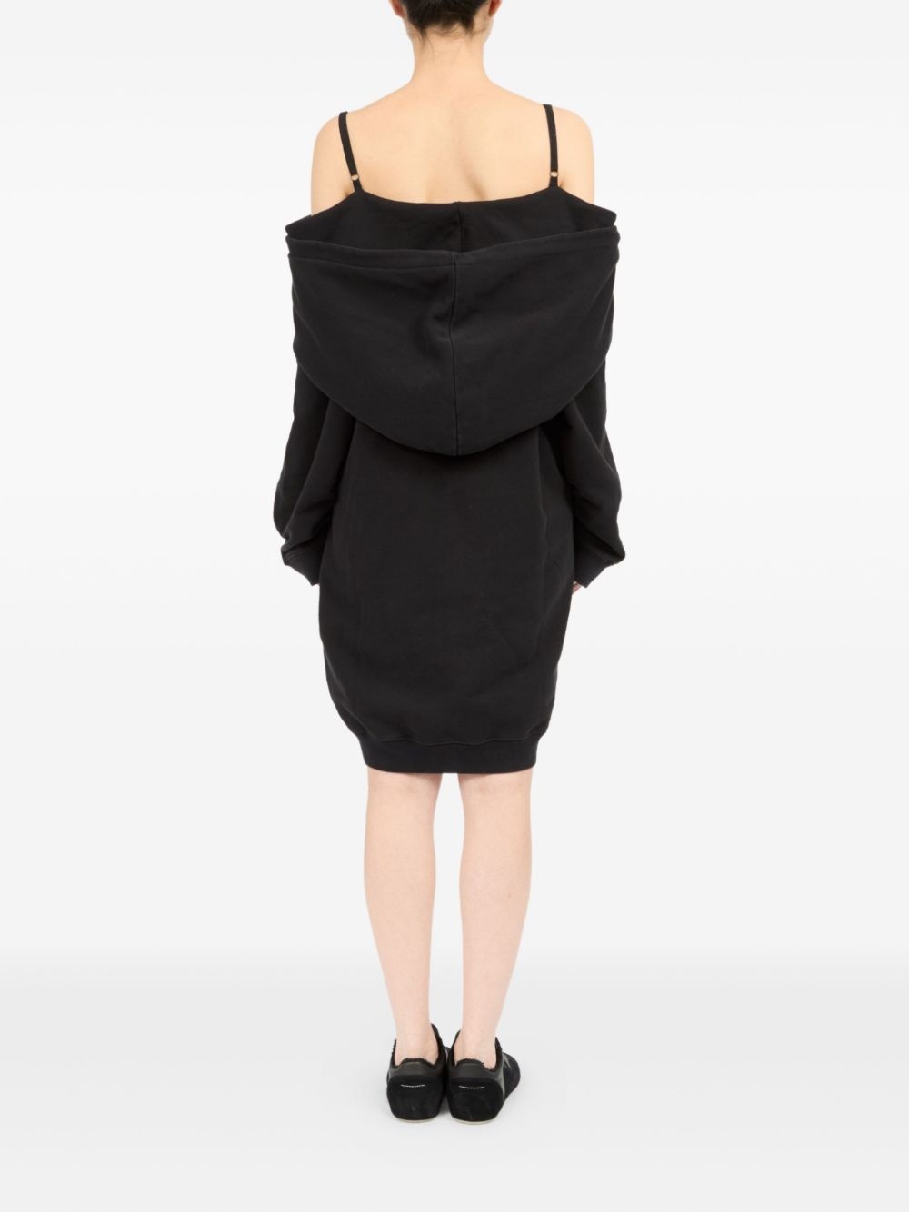 sleeveless twisted mini dress - 2