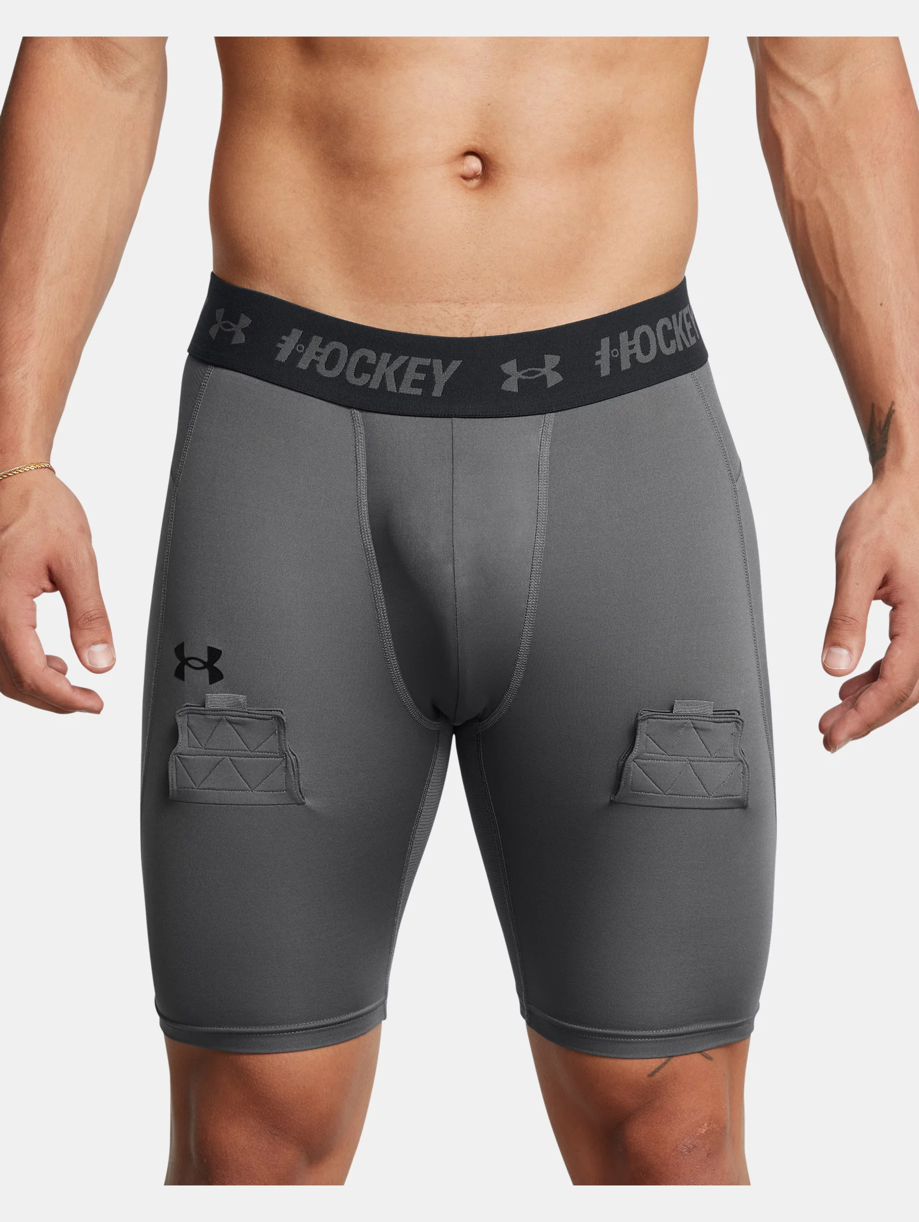 Men's UA Hockey Compression Shorts - 2