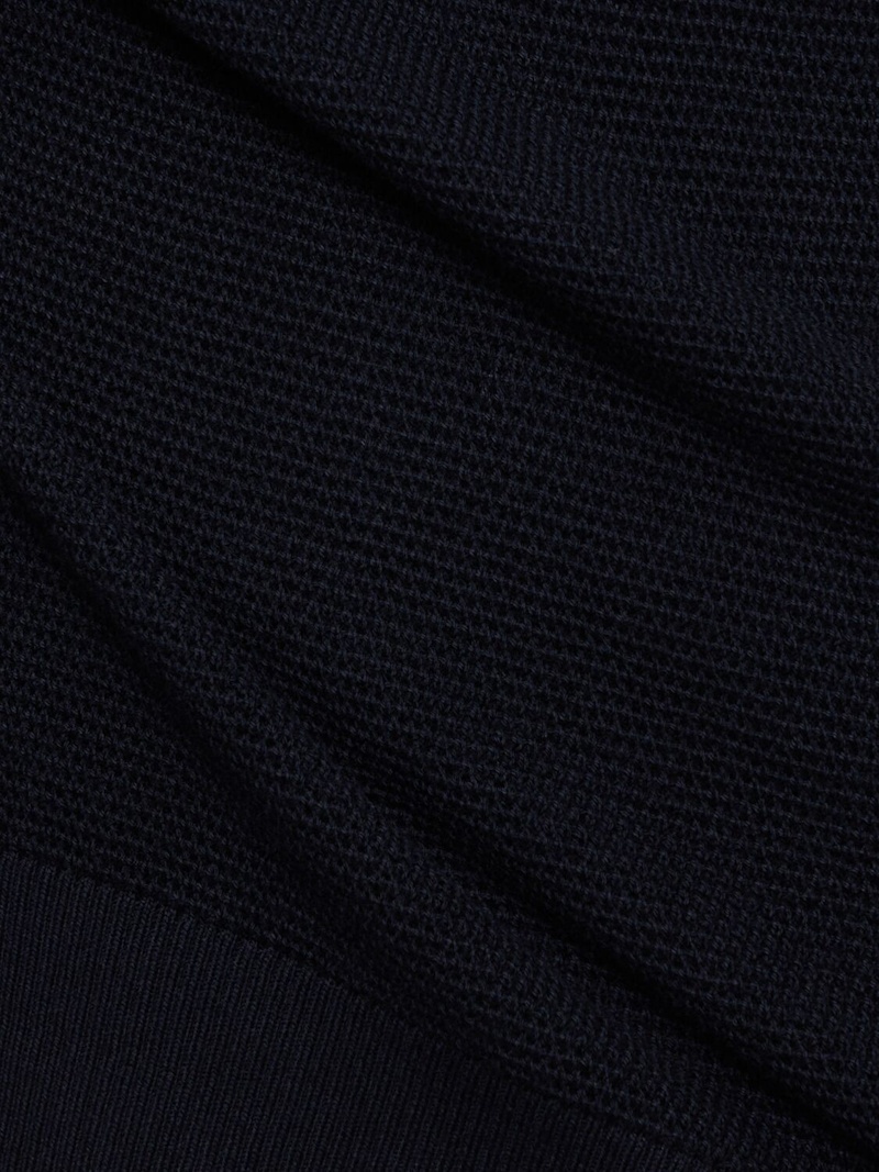 Rino STR salt & pepper stitch polo - 5