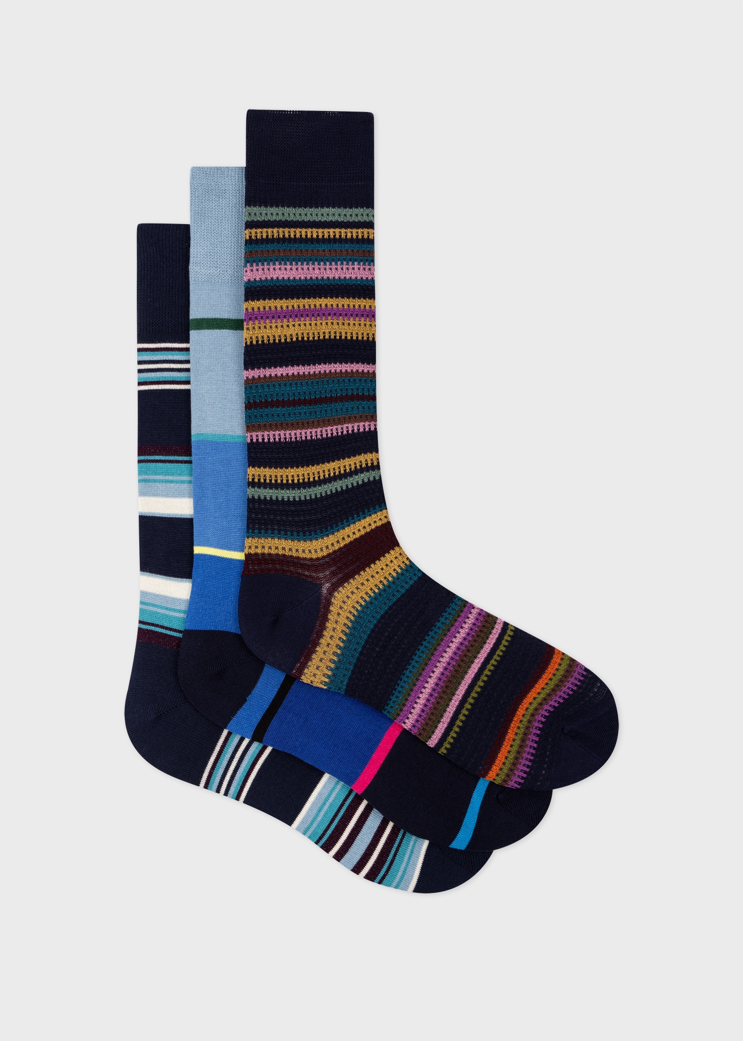 Stripe Socks Three Pack - 1
