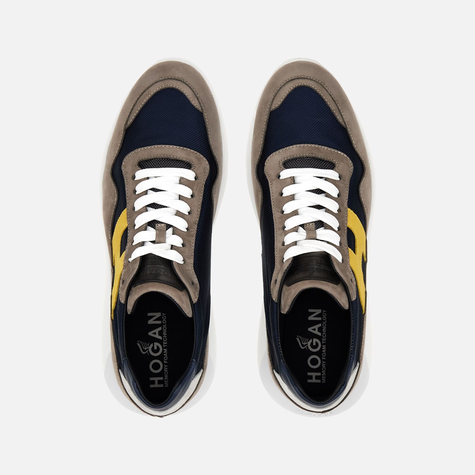 Sneakers Hogan Interactive³ Blue Yellow Grey - 4