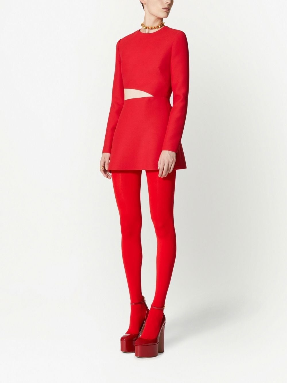 cutout minidress - 2