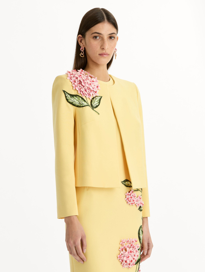 PORCELAIN FLOWER EMBROIDERED JACKET 5