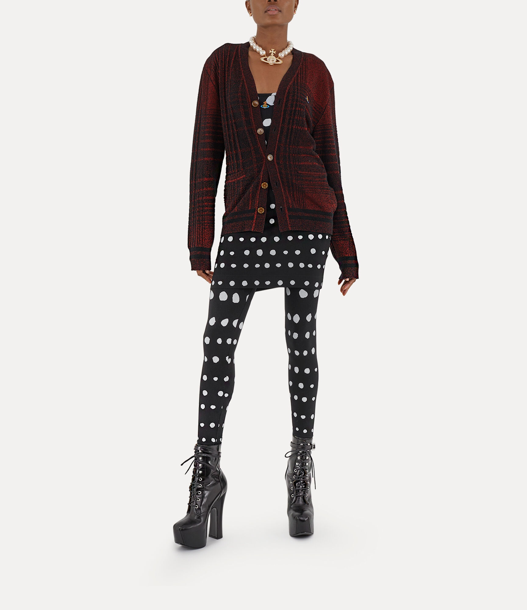 CHECK CARDIGAN - 4