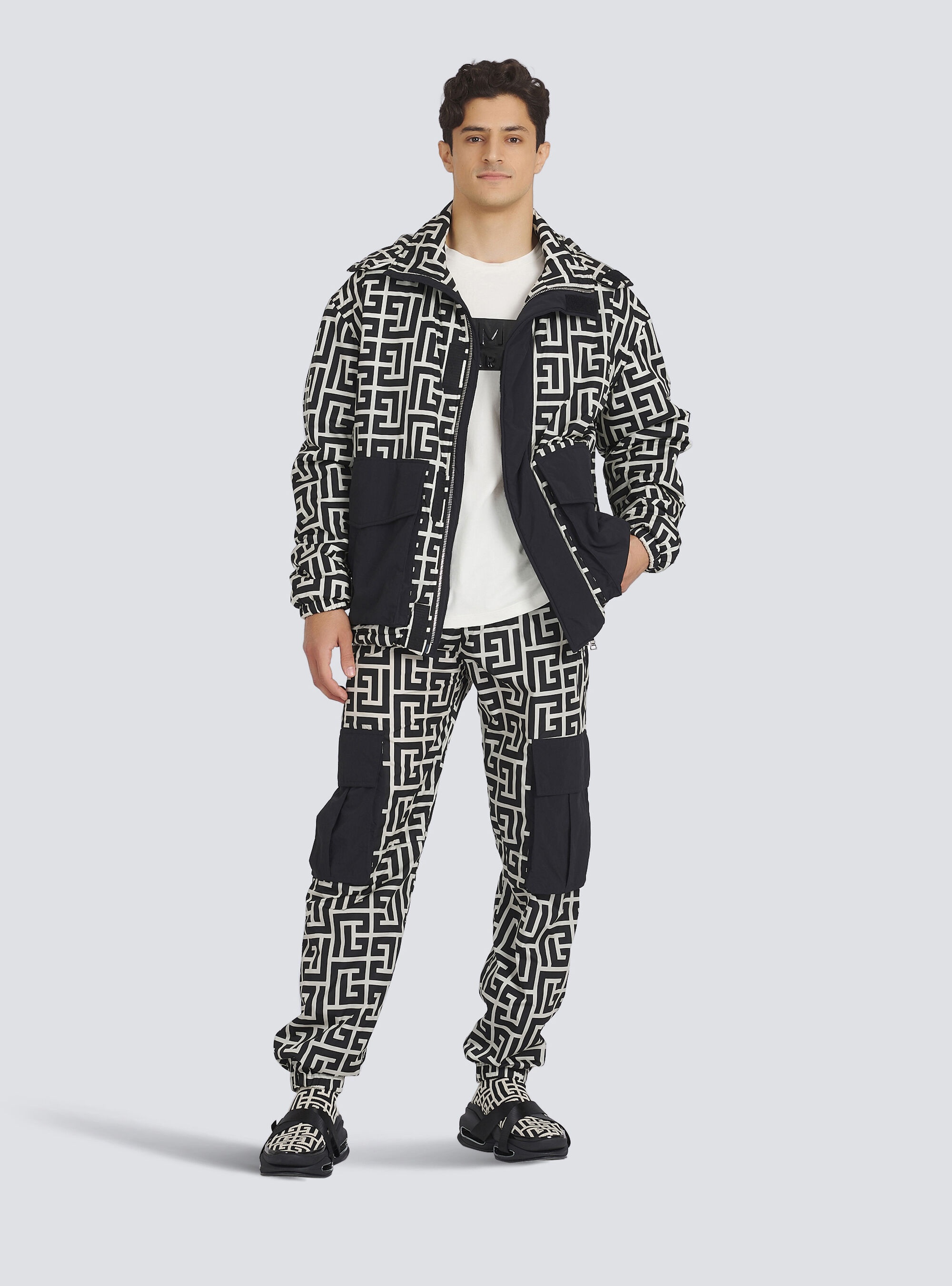 Cotton T-shirt with Balmain logo print - 2