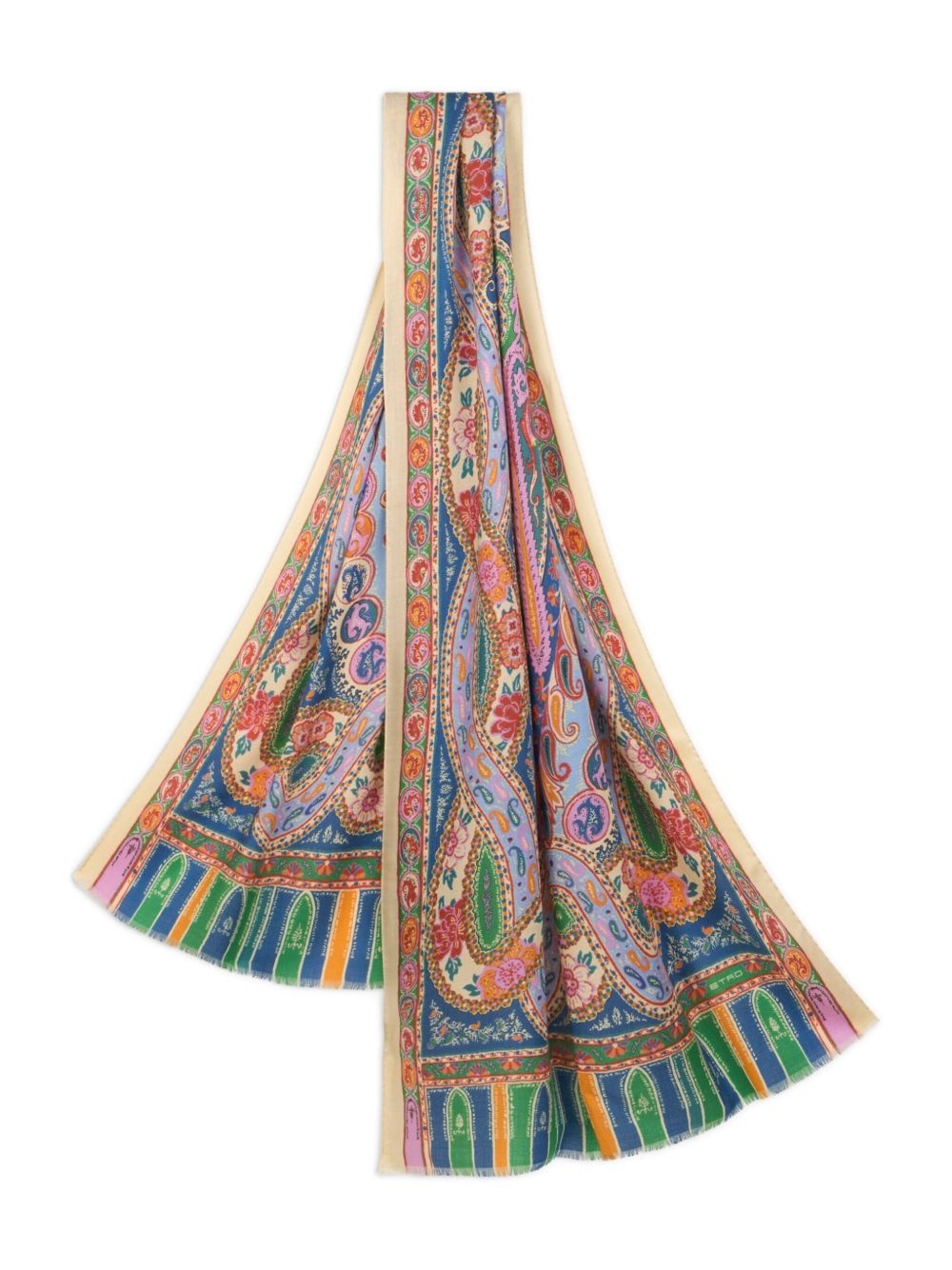 paisley-print scarf - 3