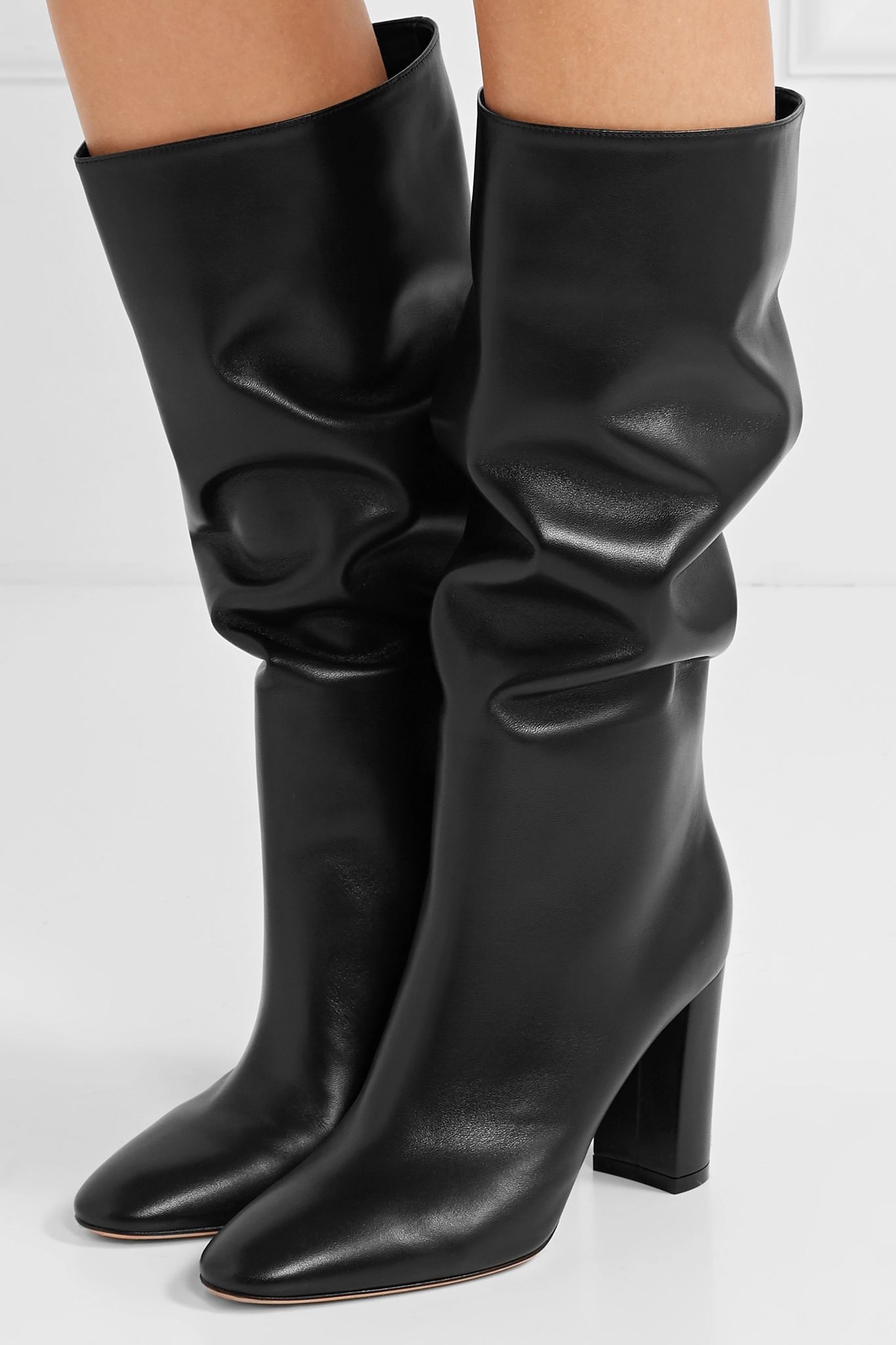 Laura 85 leather knee boots - 2