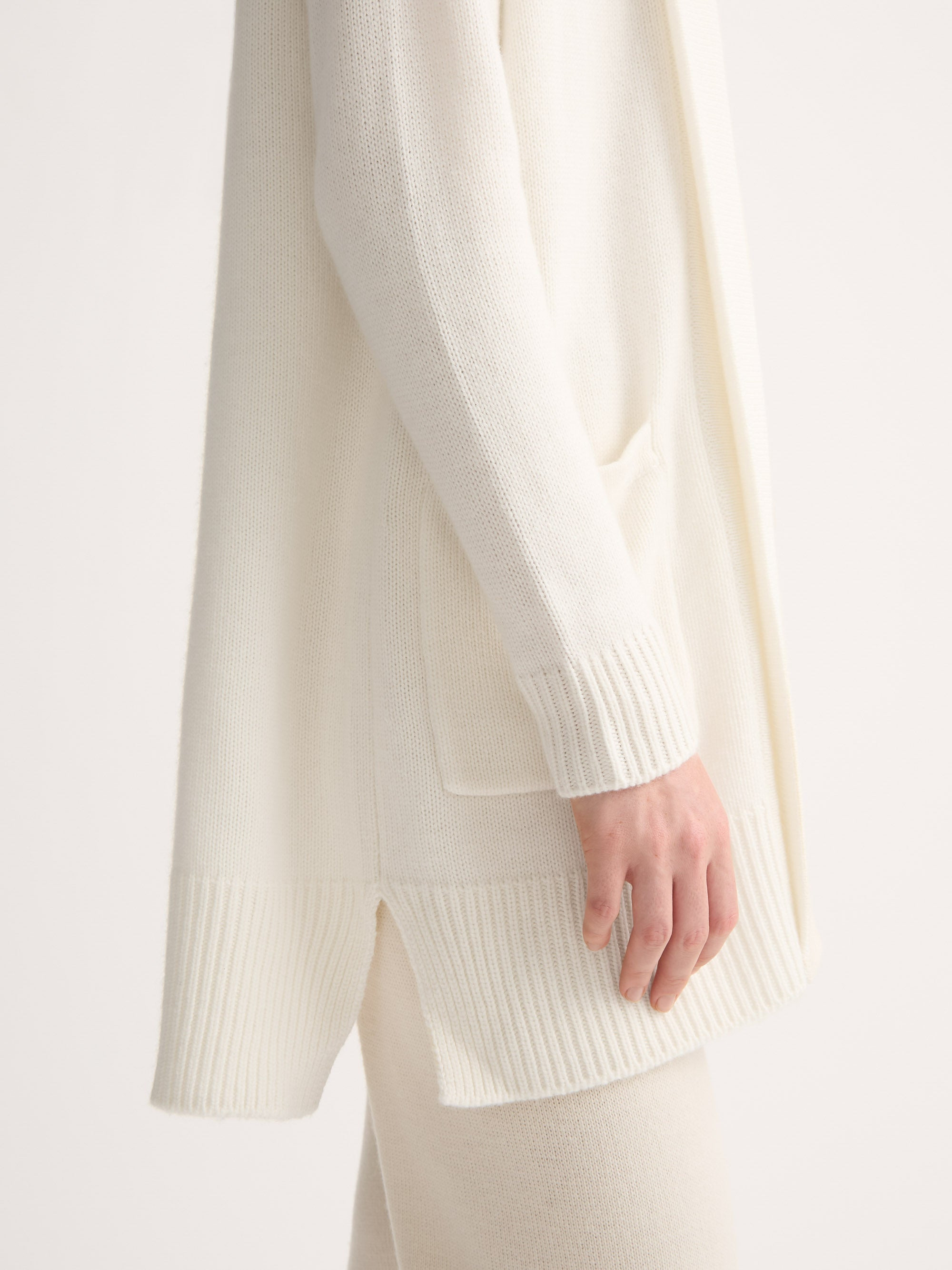 Women's Cardigan Nina Cashmere White - 6