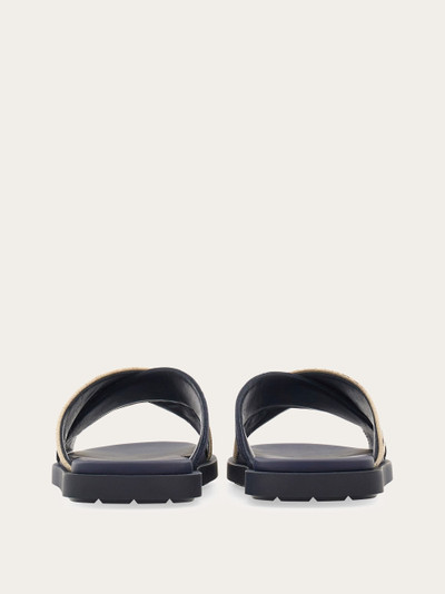FERRAGAMO Sandal with crossover straps outlook