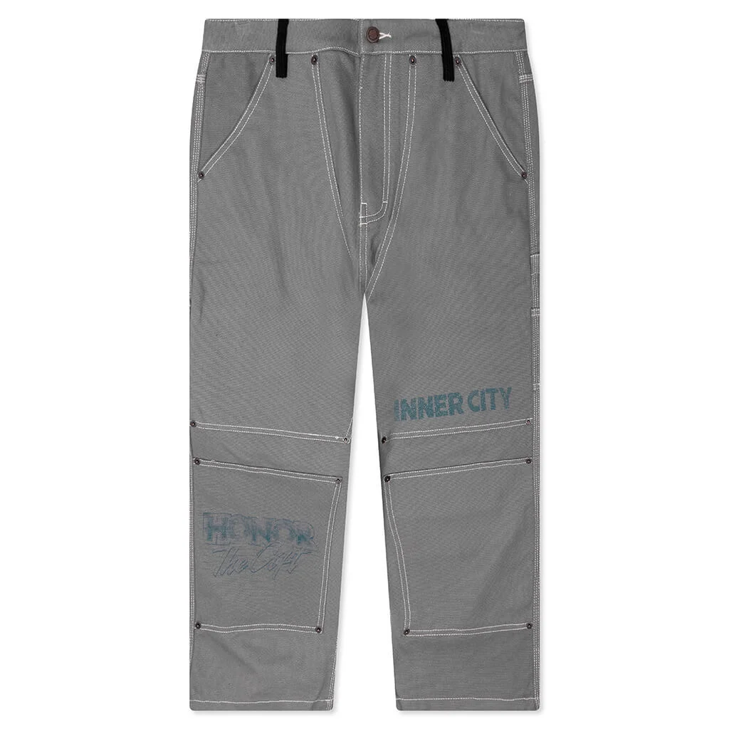 CROP CARPENTER PANT - STONE - 1