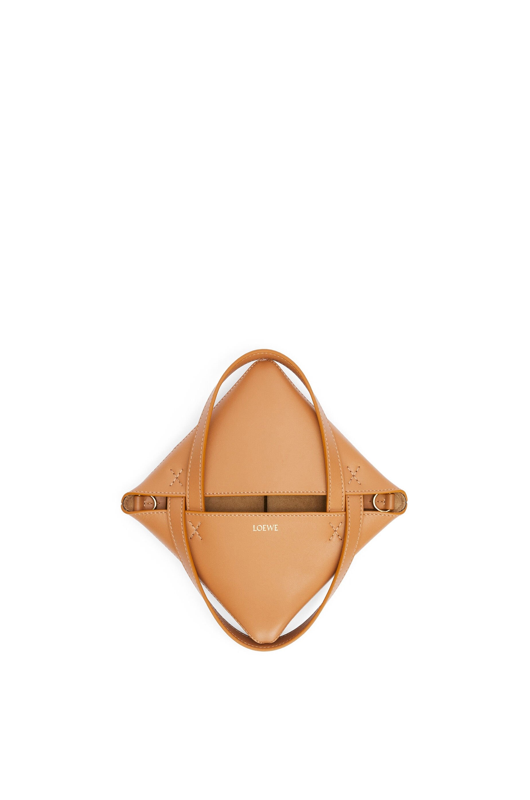 Mini Puzzle Fold Tote in shiny calfskin - 8