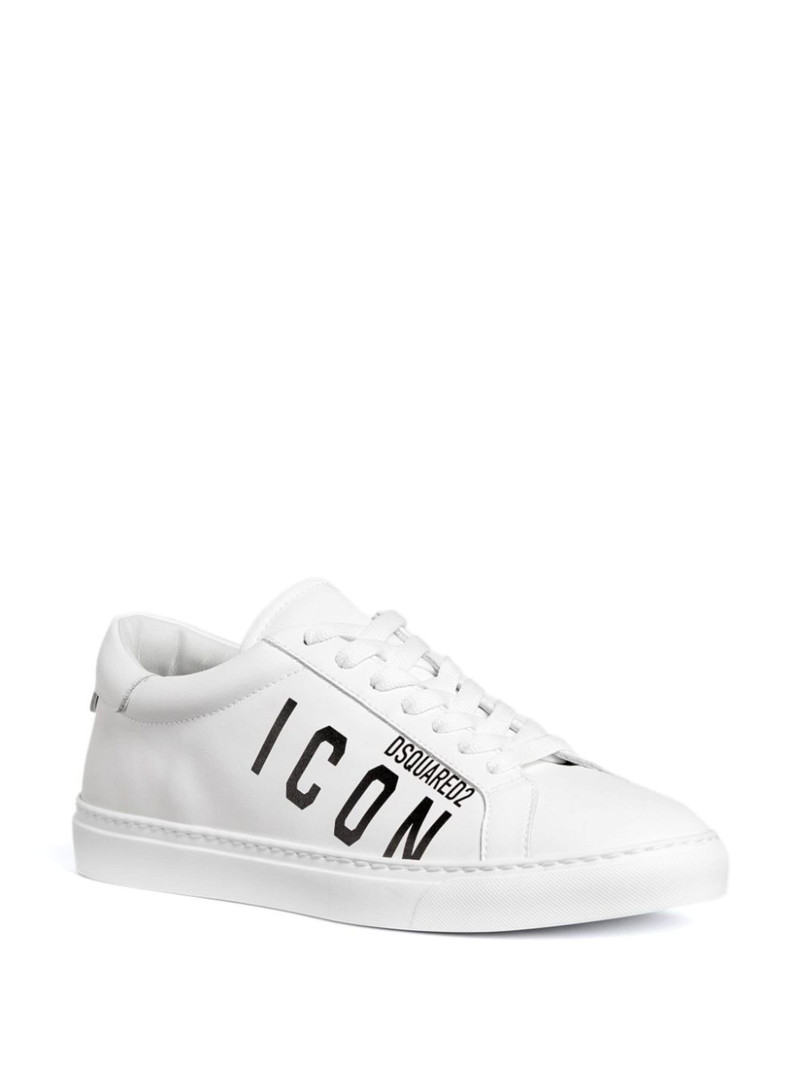 DSQUARED2 Icon logo-print low-top sneakers outlook