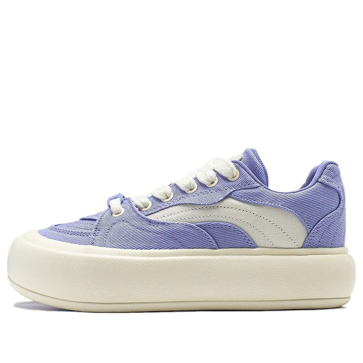 (WMNS) Li-Ning Puff Platform 'Purple Beige' AZGT026-8 - 1