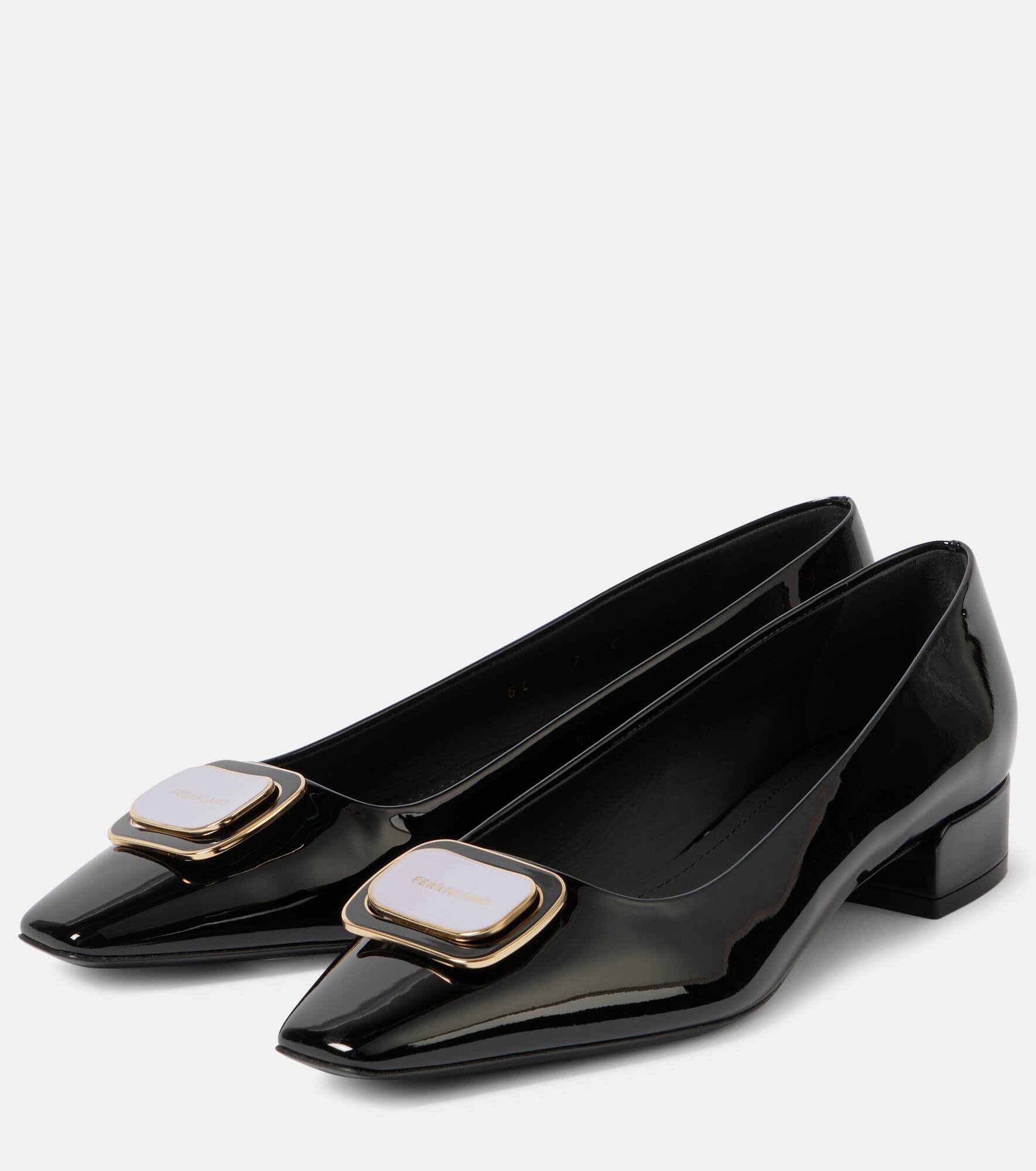 Venera patent leather ballet flats - 5