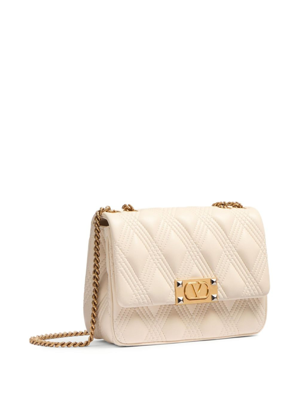 quilted leather shoulder bag - 5