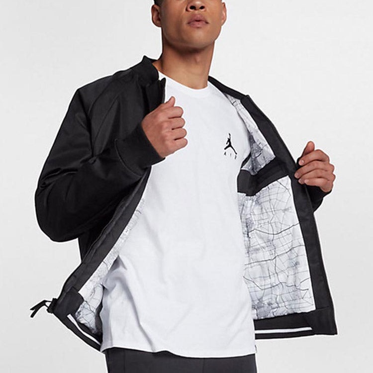 Air Jordan City Of Flight MA-1 Jacket Black 911314-010 - 5