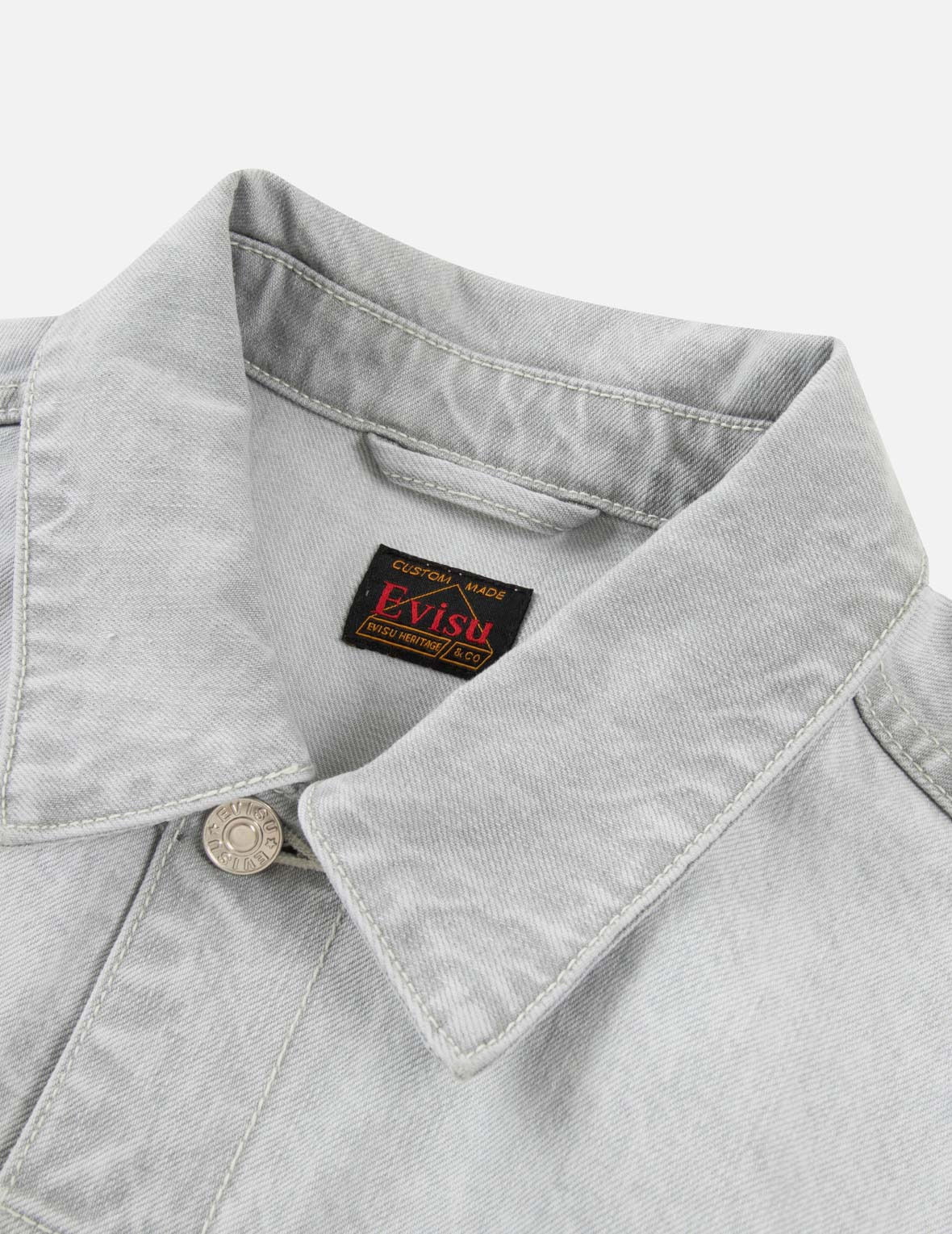 MULTI-POCKET REGULAR FIT DENIM JACKET - 7