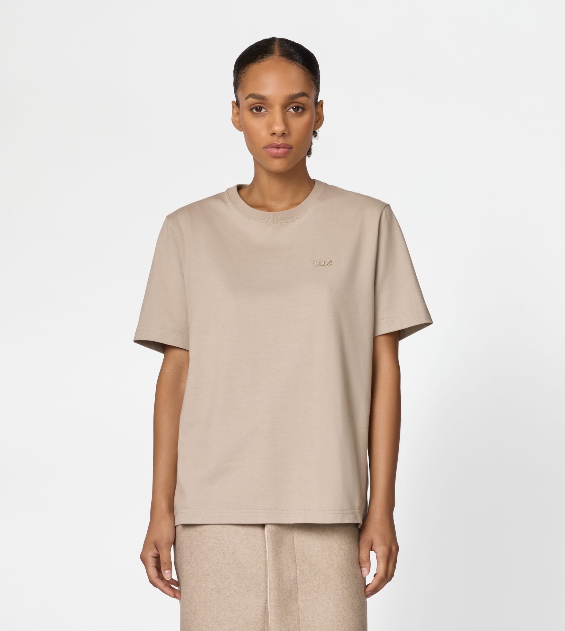 T-SHIRT IN JERSEY - OFF WHITE - 2