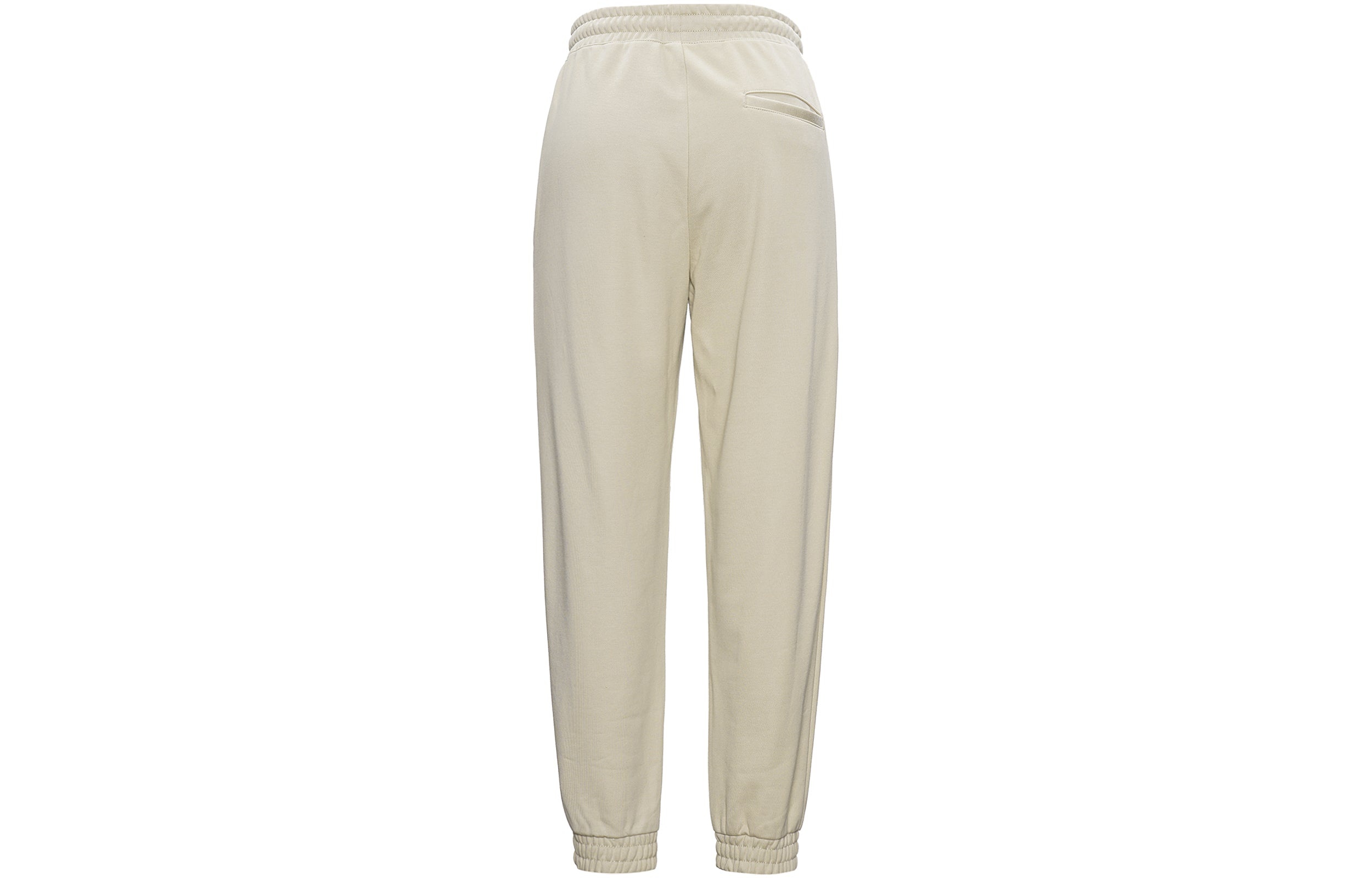 (WMNS) Converse Solid Color Lacing Bundle Feet Sports Pants/Trousers/Joggers Khaki 10022965-A04 - 3