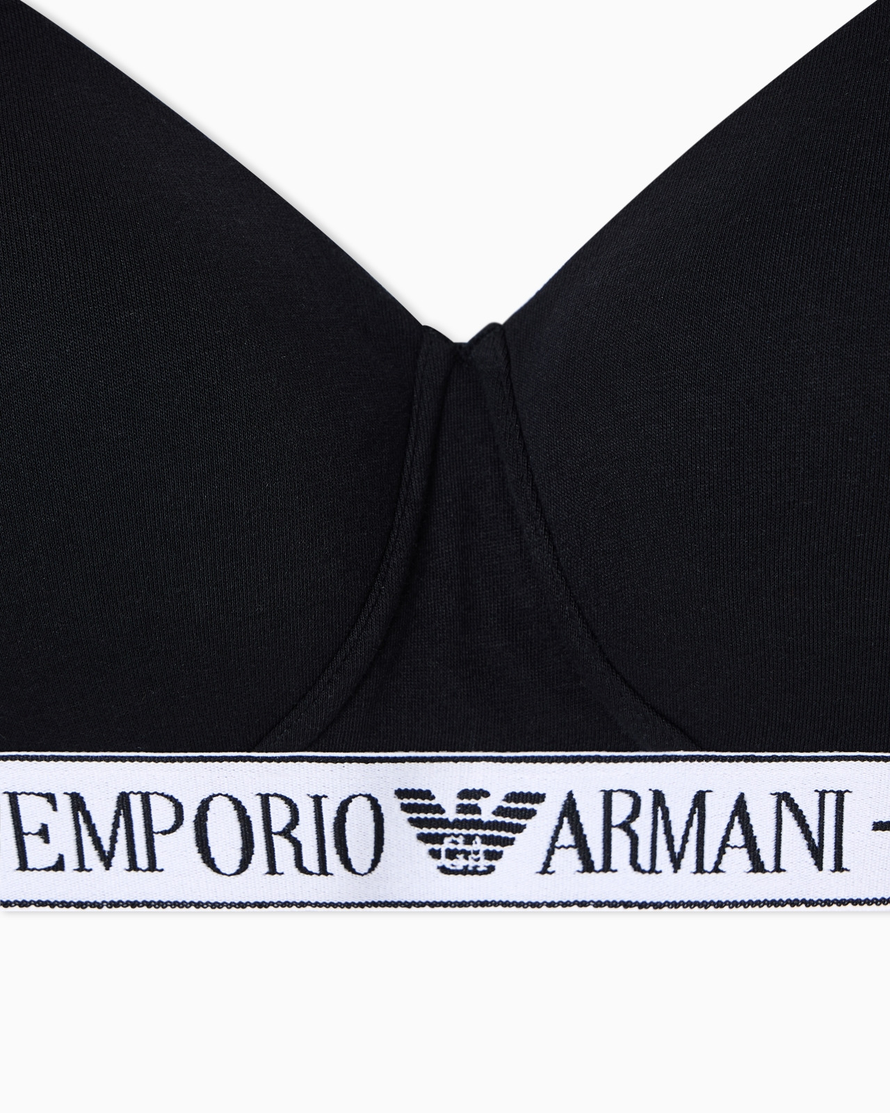 ASV ORGANIC-COTTON PADDED BRALETTE WITH LOGO UNDERBAND - 4
