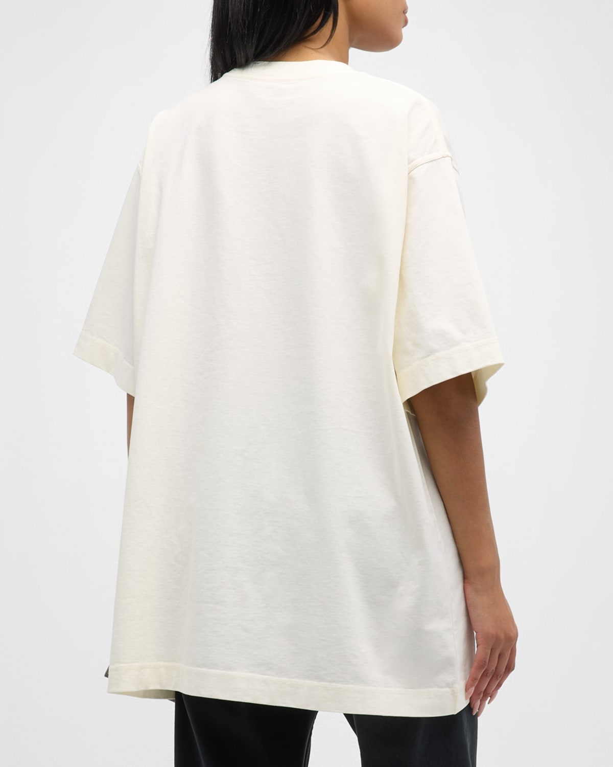 Crystal Logo Short-Sleeve Oversized T-Shirt - 6