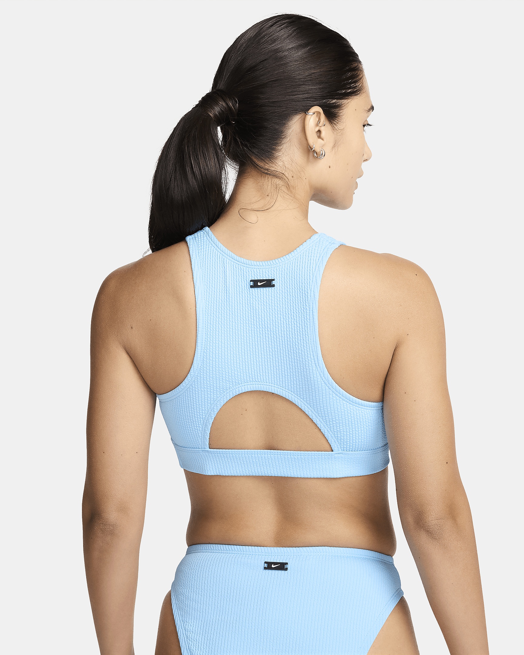 Nike Women's Swim Elevated Essential High-Neck Bikini Top - 2