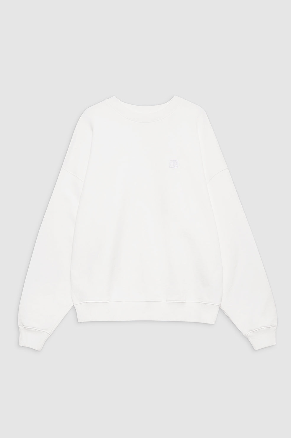 Miles Sweatshirt Framed Monogram - Off White - 1