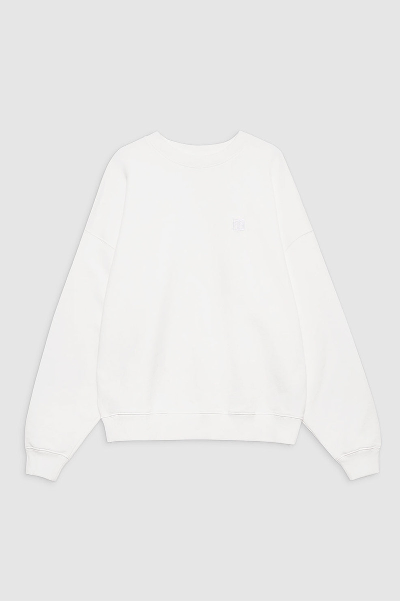 Miles Sweatshirt Framed Monogram - Off White 1