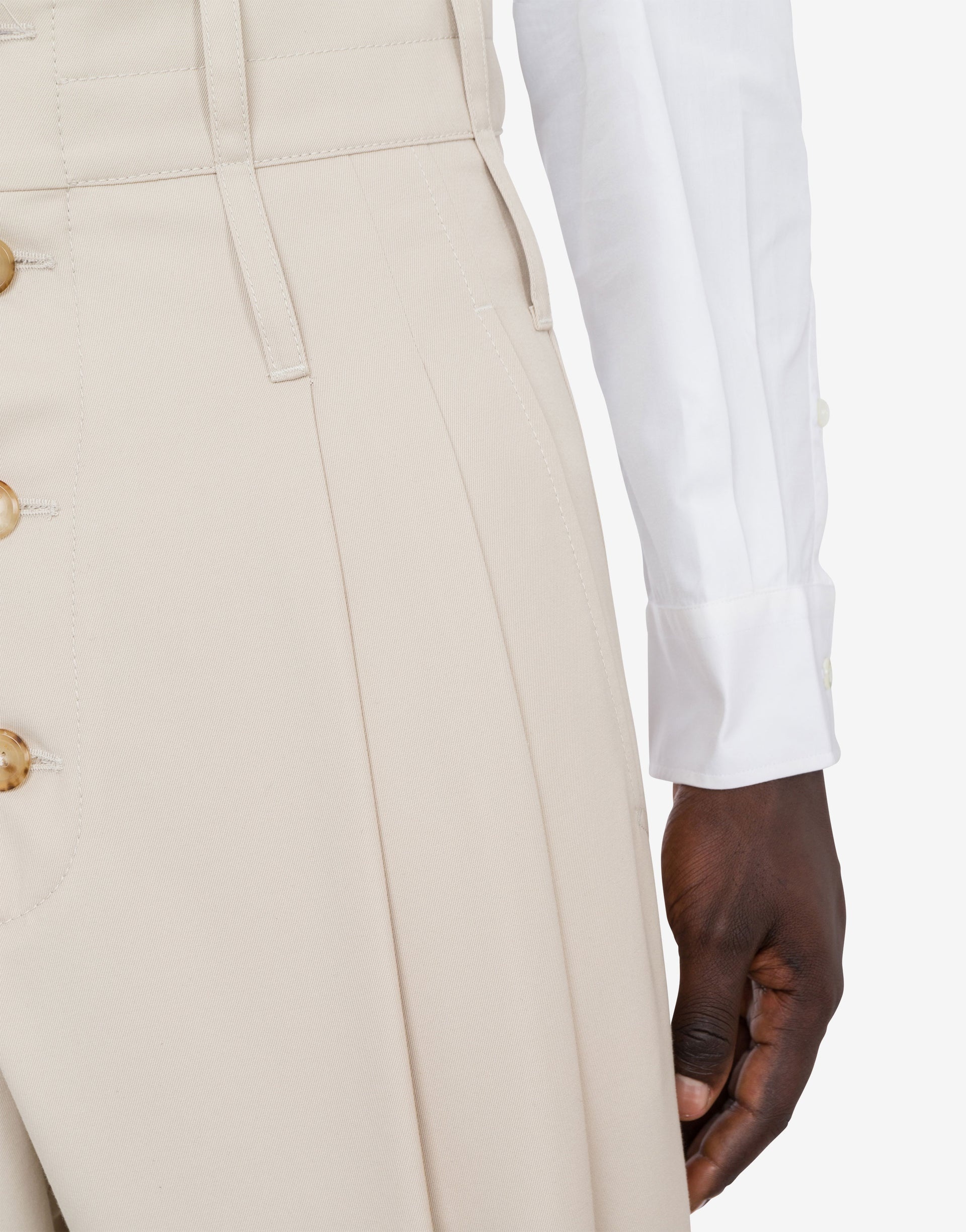 GABARDINE PANTS TAILORED TWIST - 3