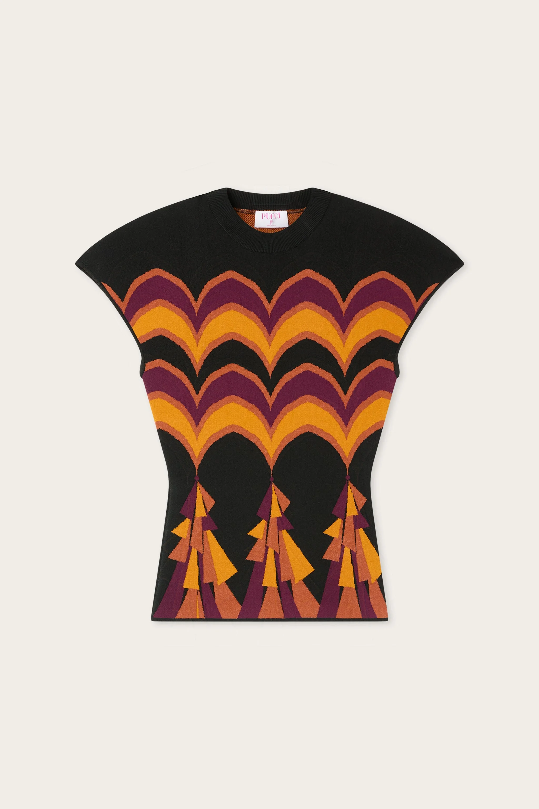 BAIADERA PRINT JACQUARD TOP - 1