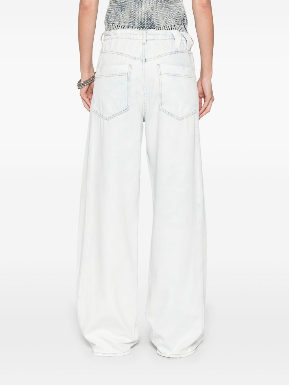 paperbag-waist jeans - 4