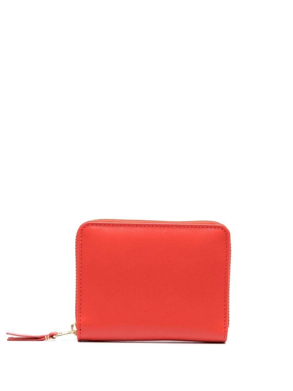 zip-up leather purse - 1