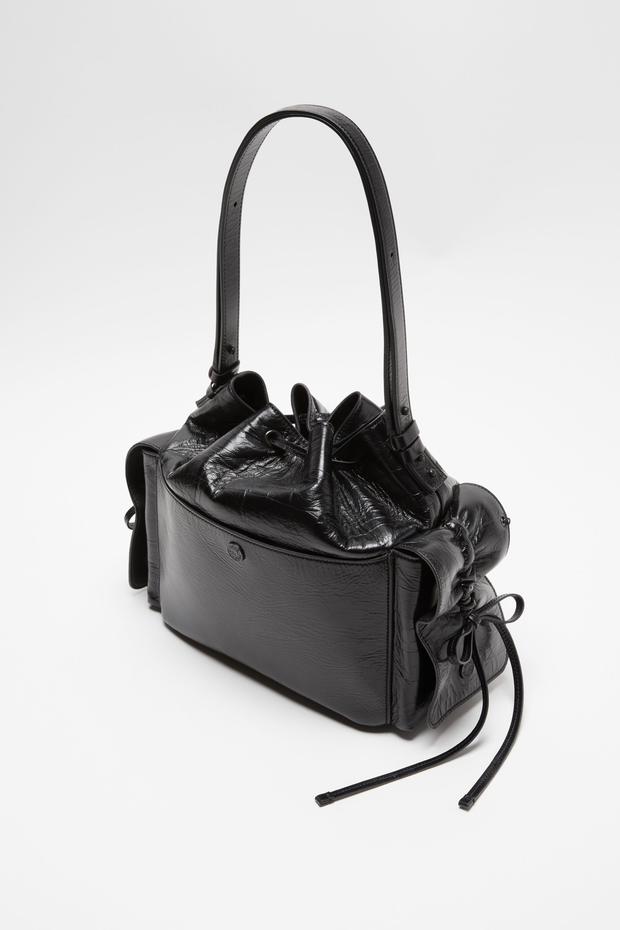 Multipocket bucket bag - Black - 3