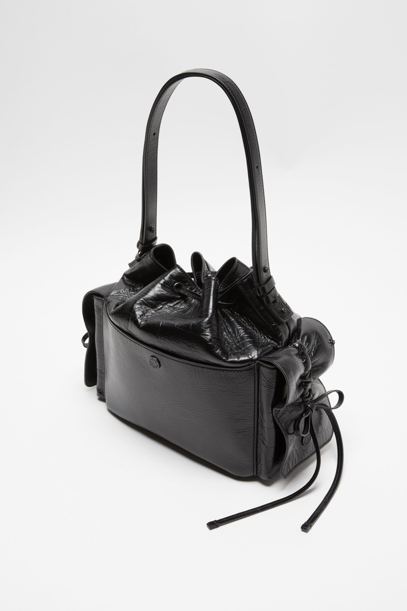 Acne Studios Multipocket bucket bag - Black outlook