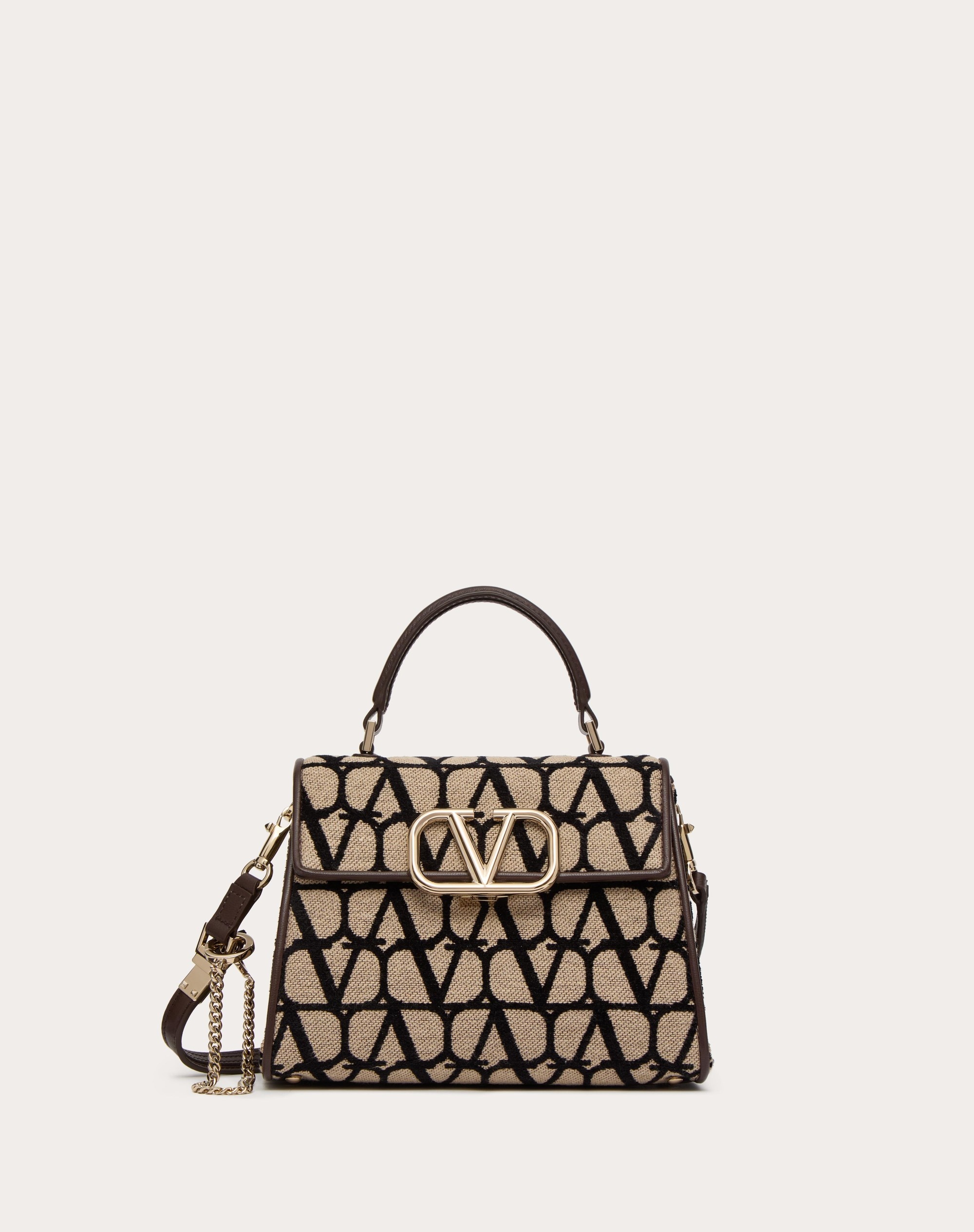 VALENTINO GARAVANI VSLING SMALL TOILE ICONOGRAPHE HANDBAG 1