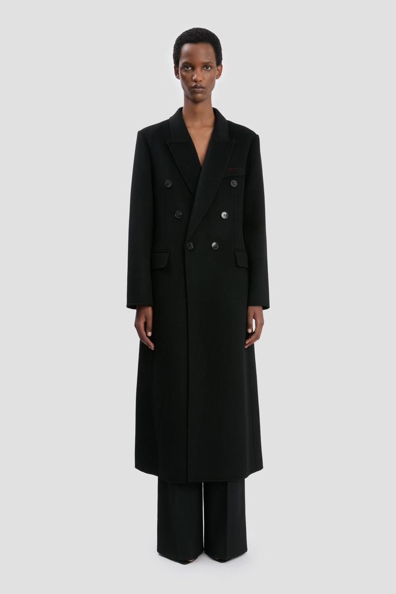 Victoria Beckham Overcoat In Black outlook