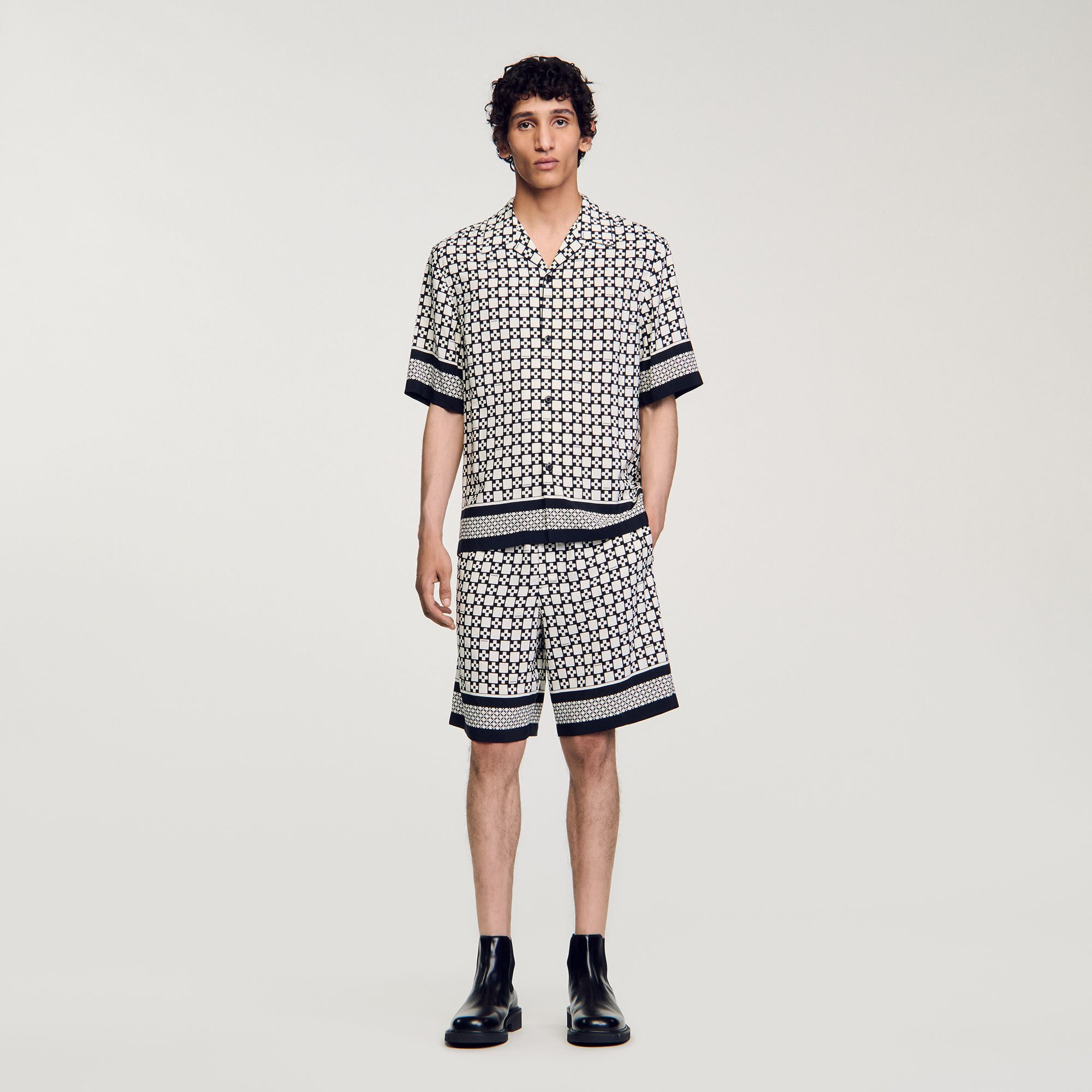 SQUARE CROSS SHORT-SLEEVED SHIRT - 2