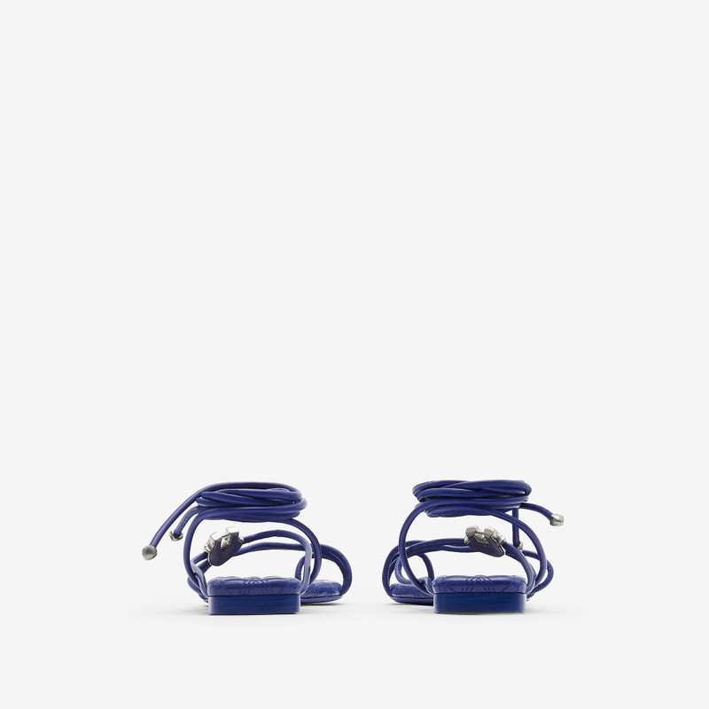 Leather Ivy Shield Sandals 4