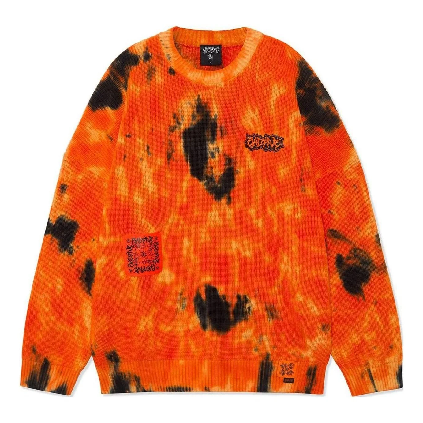 Li-Ning BadFive Tie Dye Graphic Sweater 'Orange Black' AMBR097-2 - 1
