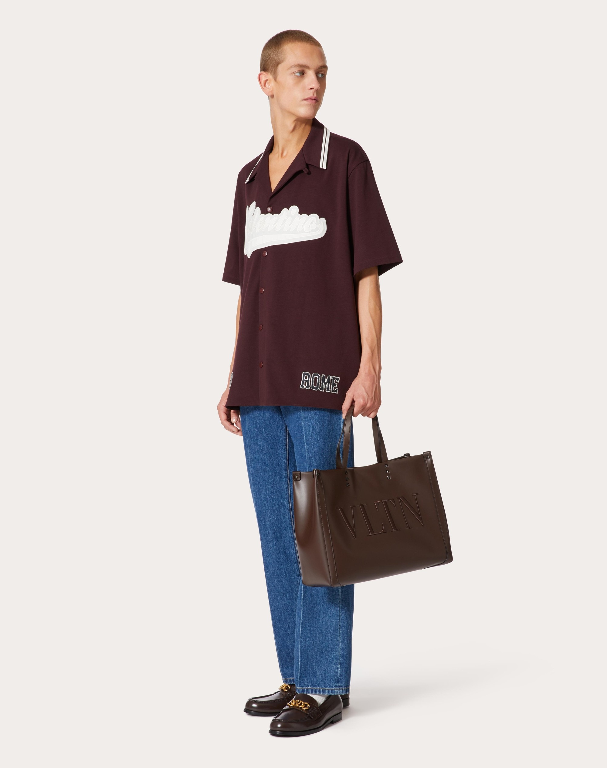 MAISON VALENTINO EMBROIDERED COTTON SHIRT - 2