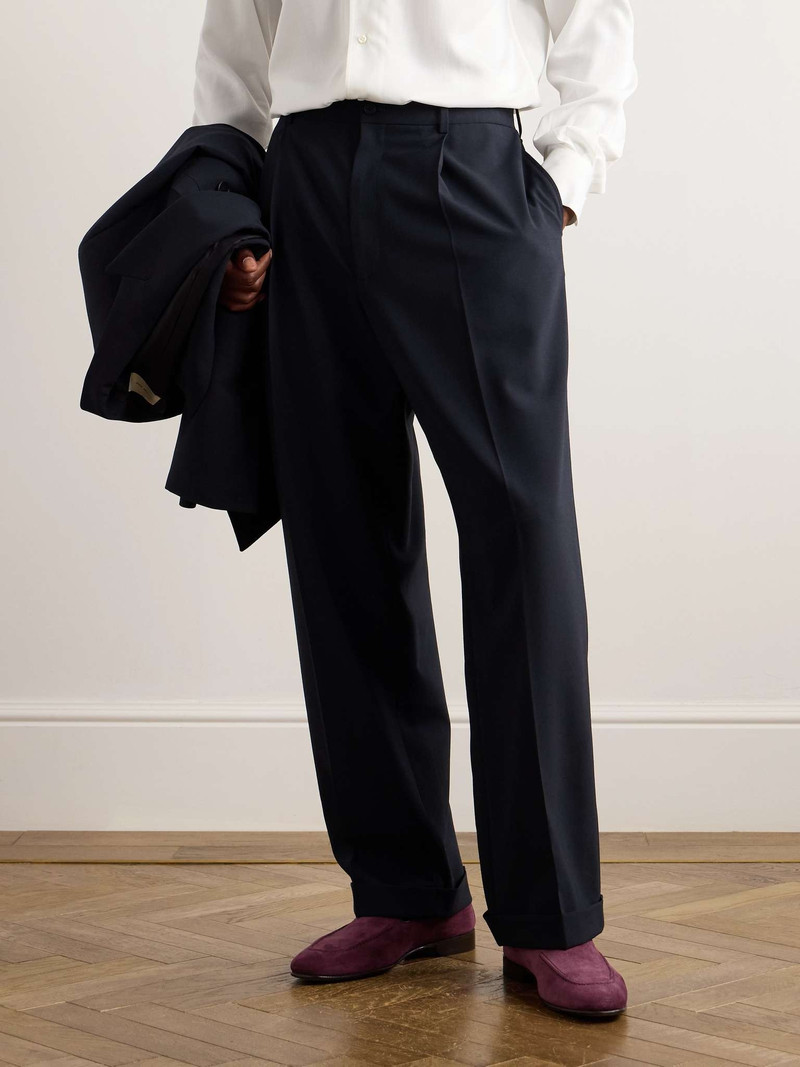 Manolo Blahnik Truro Suede Loafers outlook