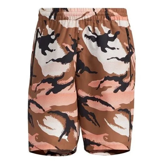 adidas Ub Sht Wv Camo Sports Camouflage Shorts Brown GP0836 - 1