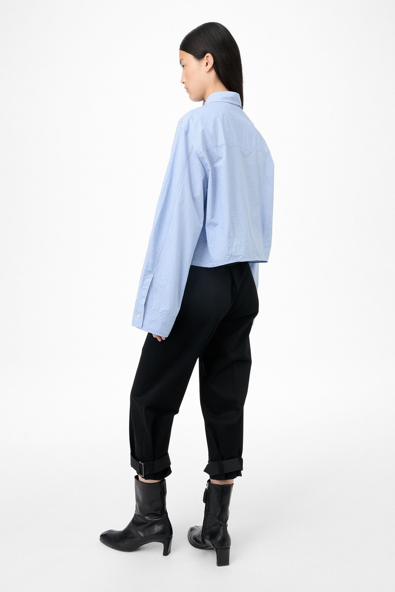 Balloon Shirt Micro Chip Check Super Poplin 4