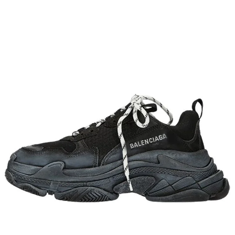 (WMNS) Balenciaga Triple S 'Black' 531388W09OM1000 - 1