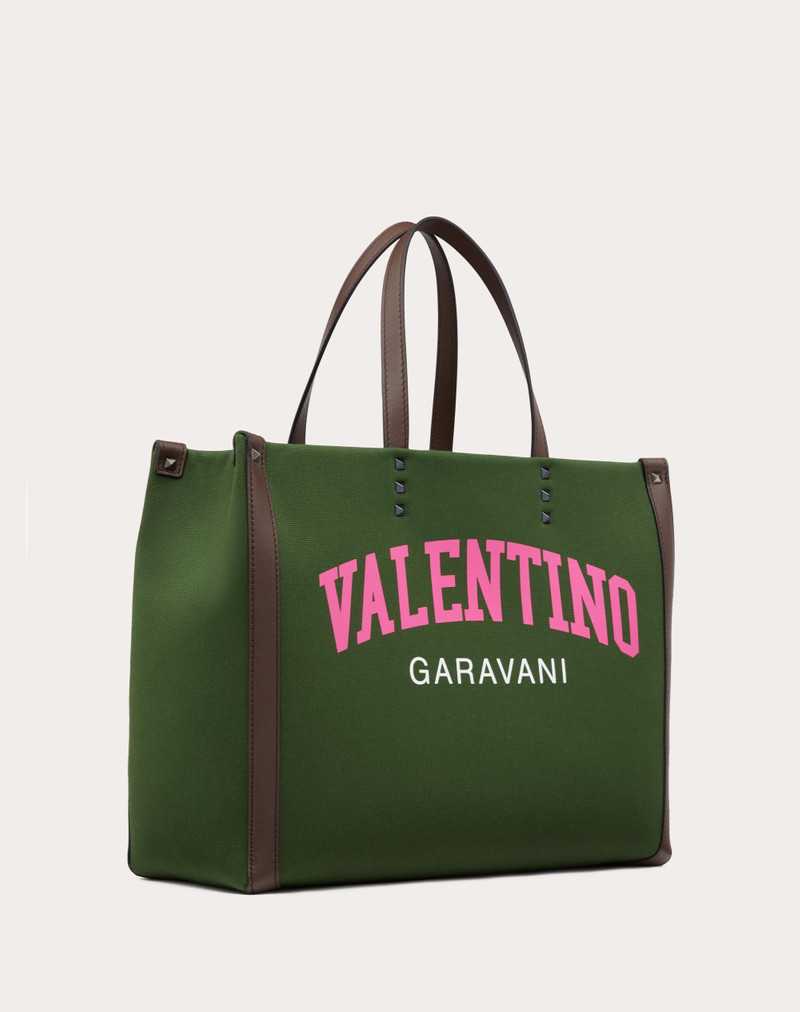 MEDIUM VALENTINO GARAVANI UNIVERSITY CANVAS SHOPPER 3