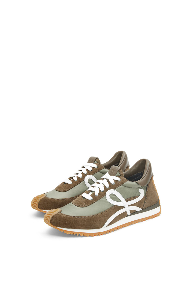 Loewe Flow runner in nylon and suede outlook